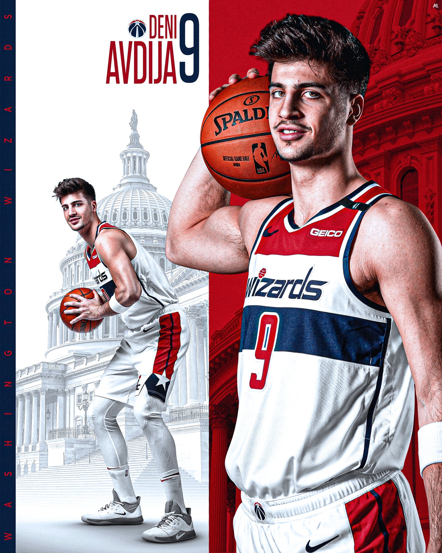 Deni Avdija Washington Wizards PSD