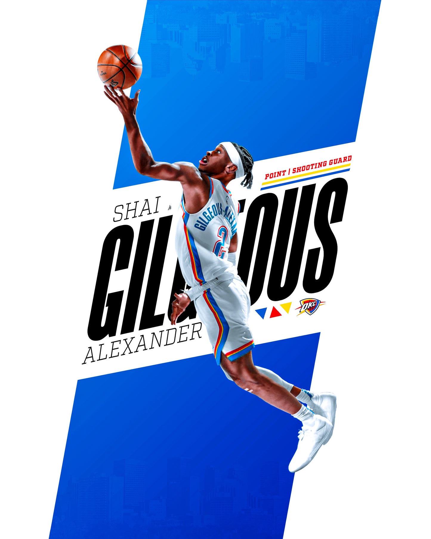 Shai Gilgeous Alexander Oklahoma City Thunder PSD