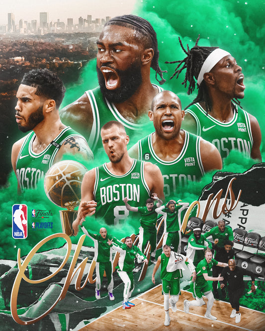 Boston Celtics 2024 NBA Champions PSD