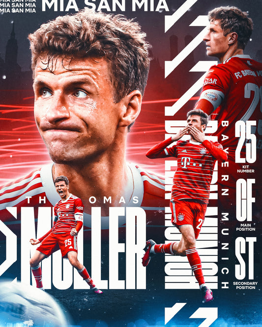 Thomas Muller Bayern Munich 2022/23 PSD
