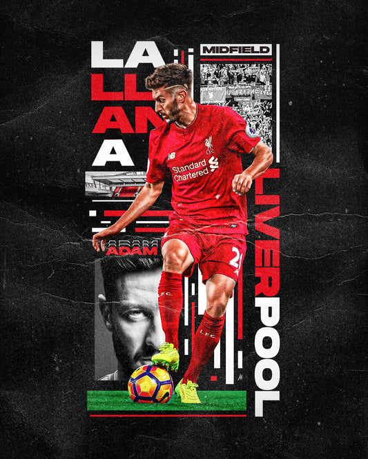 Adam Lallana Liverpool FC 2016/17 PSD