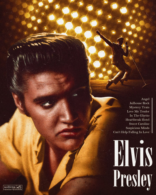 Elvis Presley Album Cover PSD