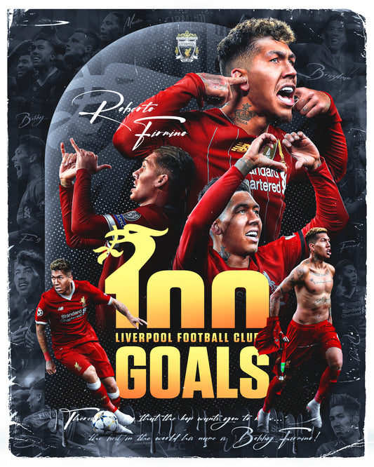Roberto Firmino 100 Goals for Liverpool FC PSD