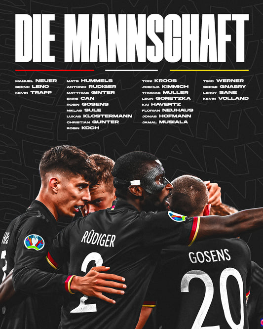 Germany Squad Announcement Euro 2020 PSD