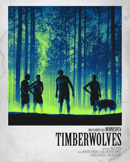Minnesota Timberwolves Poster Remake PSD