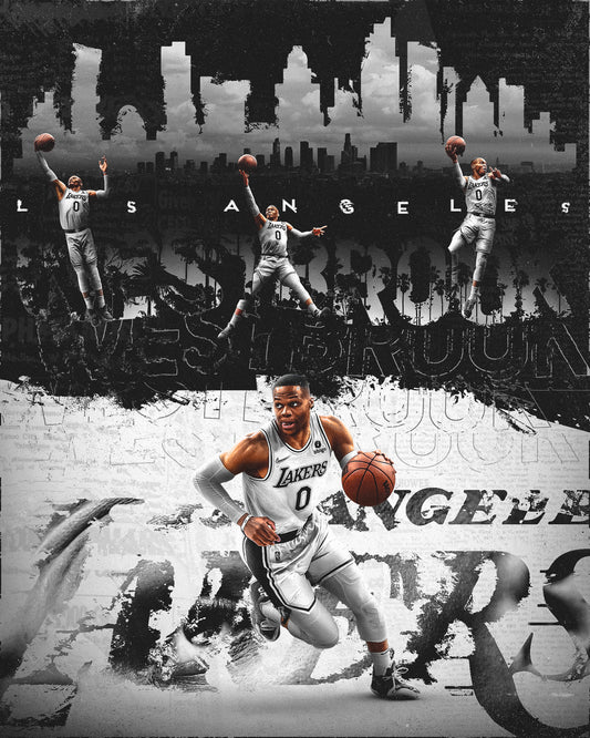Russell Westbrook Los Angeles Lakers PSD